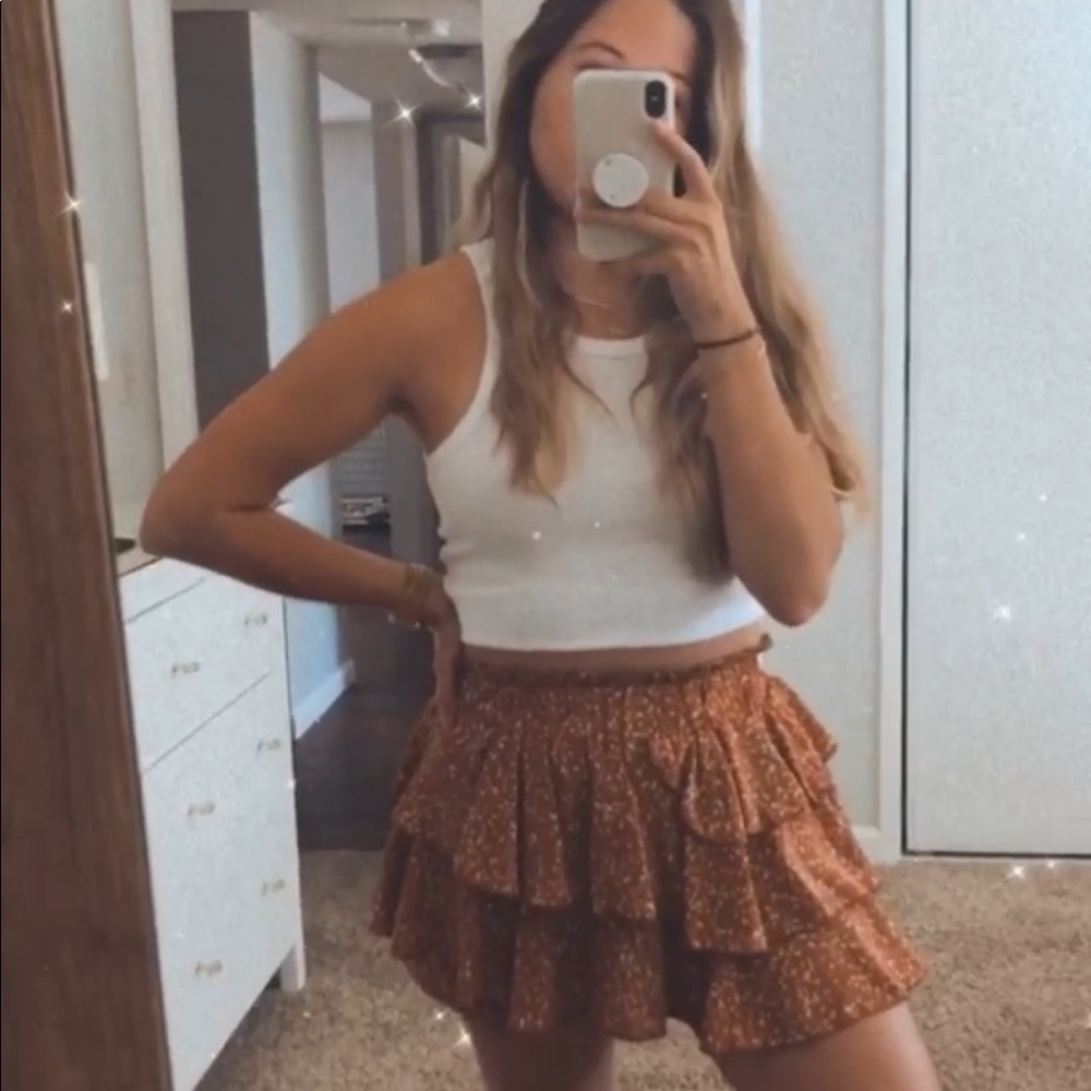 The Rollin J layered ruffled shorts